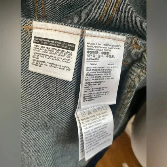 VERY RARE Levi’s Oakland (Vegas) Raiders Dark Denim Jean Jacket Size Large - Picture 7 of 14